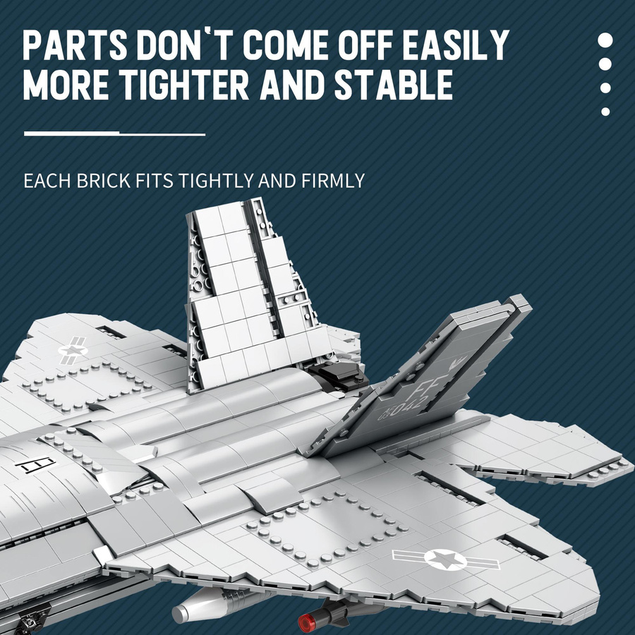 Linyi toy Konstruktionsset Flugzeug Jäger ab 14 Jahren - Bild 4