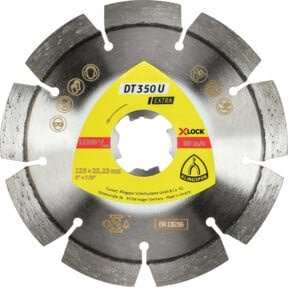 Klingspor DT 350 U Diamanttrennscheibe X-LOCK Universal Silber Durchmesser: 115 mm, Breite: 2,4 mm, Bohrung: 22,23 mm - Bild 1