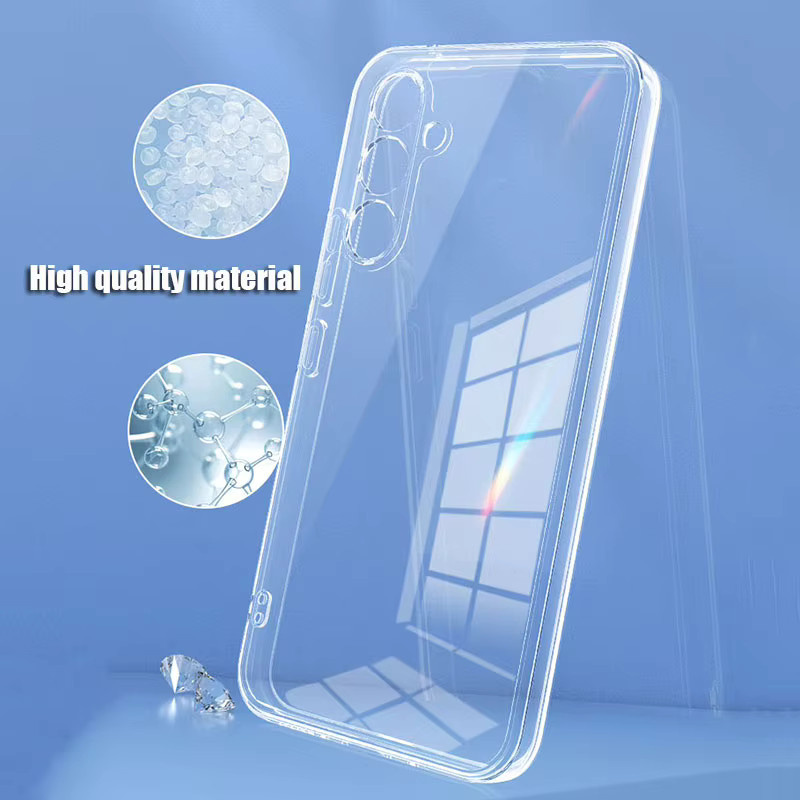 Transparente Silikon Handyhülle als Soft Case für Samsung Galaxy S26 S25 S24 S23 S22 Ultra sowie Samsung A55 A35 A15 A56 A36 - Bild 3