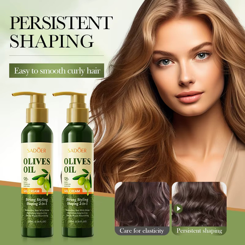 SADOER Haarstyling-Wachsgel mit Olivenöl, 150 ml, Unisex - Bild 3