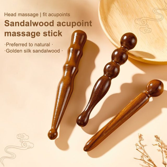 KuZHEN Massagegerät aus Sandelholz, Ganzkörper Massage-Tool - Bild 1