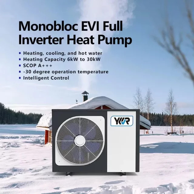 WLAN Monoblock Luft-Wasser-Wärmepumpe mit R32 Kältemittel und DC Inverter für Heizung und Kühlung - Bild 1