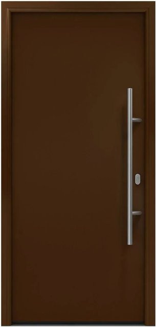EcoStar Haustür Isopro IP 010 Terrabraun B: 110 cm, H: 210 cm, DIN Rechts - Bild 1