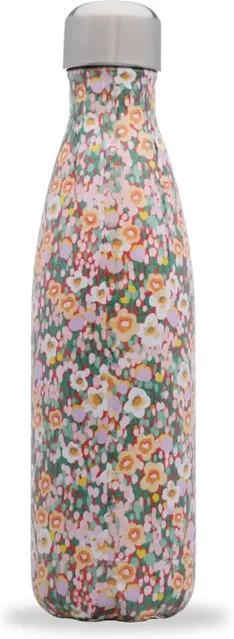 Isotherme Flasche Qwetch Originals Giverny in Grün Multicolour, 0,42 l - Bild 1