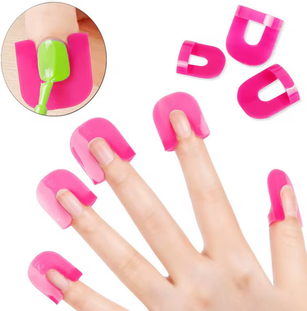 LINMANDA Nagellack-Schutz, 26-teilig, Pink - Bild 1