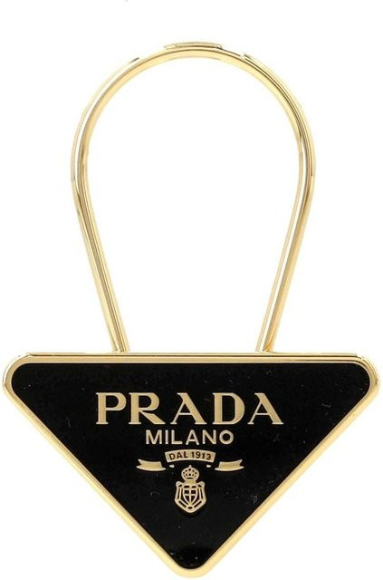 Prada Schlüsselanhänger Dreieck-Logo, Unisex - Bild 1