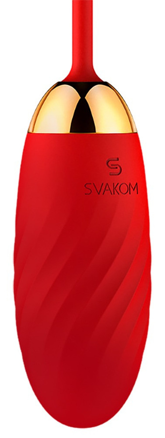 SVAKOM Vibro-Ei Ella Neo in Rot mit 11 Vibrationsmodi per App oder am Gerät, 60 g - Bild 3