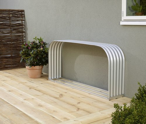 VITAVIA Holzlager Lignum 401 in Silberfarben aus Aluminium und Zincalume - Bild 1