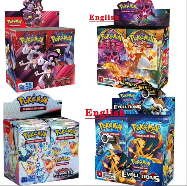 Pokémon Destined Rivals Prismatic Evolutions Karten, 360 Stück, ab 6 Jahren - Bild 1