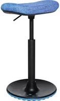 TOPSTAR Sitzhocker SITNESS H2 Skateboard in Blau und Schwarz mit Stoffbezug, B/T/H: 45 x 45 x 77 cm - Bild 1