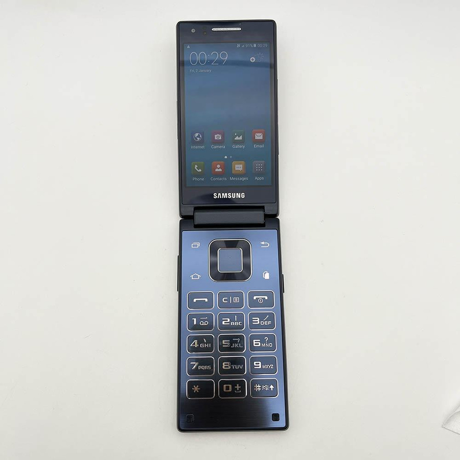Samsung G9198 Android Klapp-Smartphone in Blau, Refurbished, 3,9 Zoll, 2 GB RAM, 16 GB ROM, 16MP Kamera, LTE 4G, Dual-SIM - Bild 3