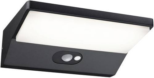 Paulmann Solar-Wandlampe mit Bewegungssensor, LED, Warmweiß, Dunkelgrau - Bild 1