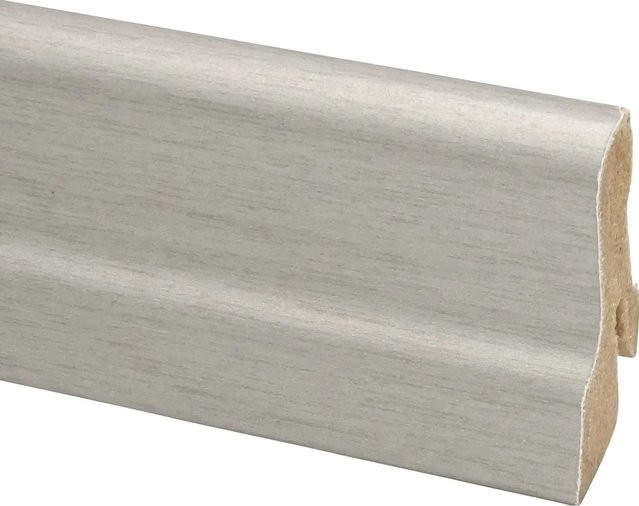 Döllken Profiles Sockelleiste Classic aus MDF in Silber, H x B x T: 40 mm x 22 mm x 2400 mm - Bild 1