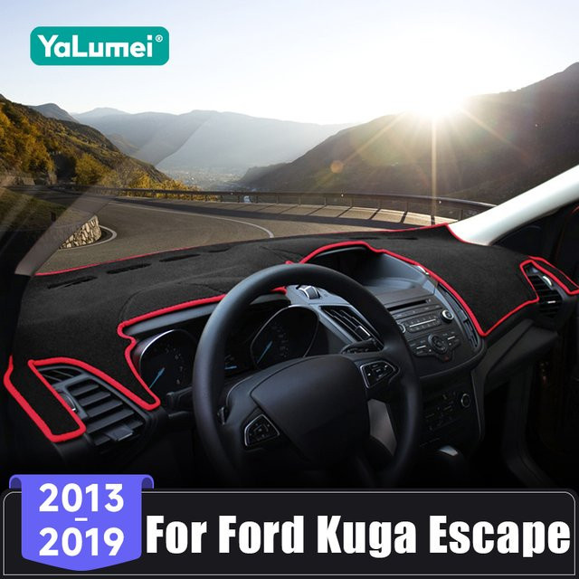 YaLumei Dashboard Abdeckung für Ford Kuga 2 MK2 Escape in Schwarz - Bild 1