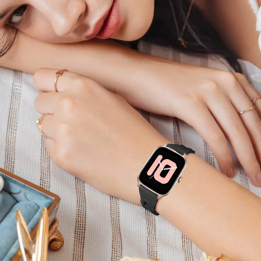 Uhrenarmband Silikon, Weiß, 20mm/22mm - Bild 3