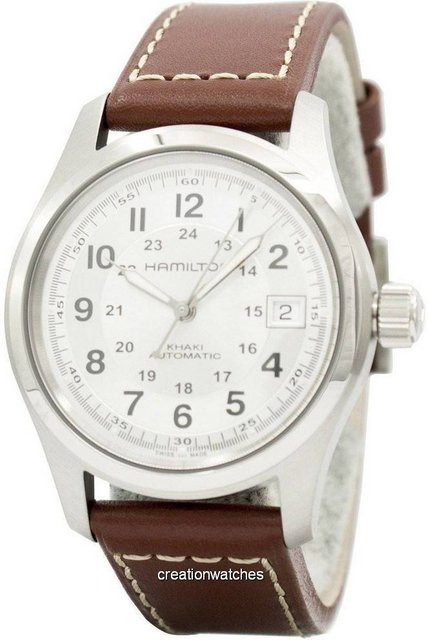 Hamilton Armbanduhr Automatik, Edelstahl, Leder, Herren, 38 mm - Bild 1