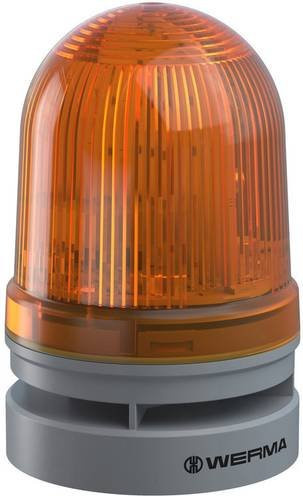 Werma Signaltechnik Signalleuchte Midi TwinLIGHT Combi 461.310.60 Gelb 115-230VAC 110 dB - Bild 1