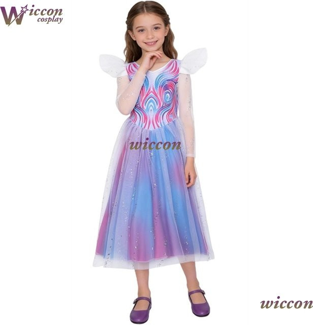 Nino Wicked Glinda Cosplay Kostüm, Prinzessin Kleid, Mädchen - Bild 1