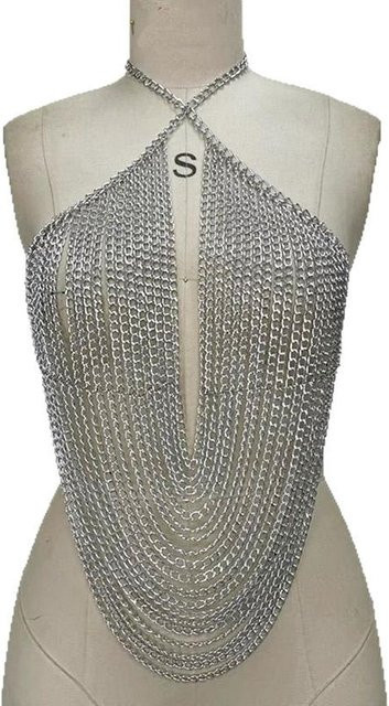 TOTO Körperkette Damen, Aluminium, Silber - Bild 1