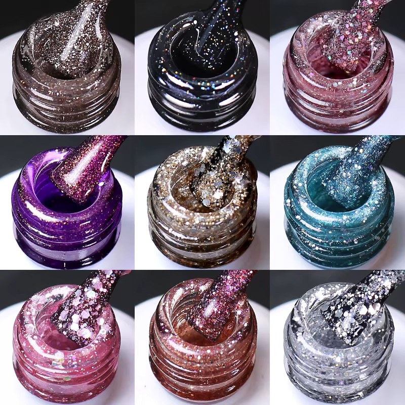 Arte Clavo Glitzer-Gel-Nagellack, 15 ml, schimmernd - Bild 2