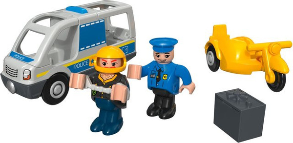 PLAYTIVE Einsatzfahrzeuge Polizei mit Licht und Sound