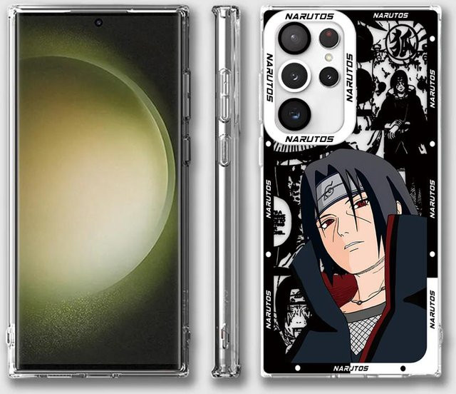 Narutos Uchiha Itachi Soft Phone Cover Case für Samsung Galaxy Note 20 Ultra, S23 Ultra, S25 Edge, S24, S22 FE, S21, S20 Plus in Multicolour - Bild 1