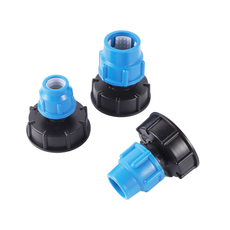 Adhere To Fly IBC-Wassertankanschluss mit Reduzieradapter für PE-Rohre und Gewinde 1/2 Zoll, 3/4 Zoll, 1 Zoll sowie 20 mm - Bild 2