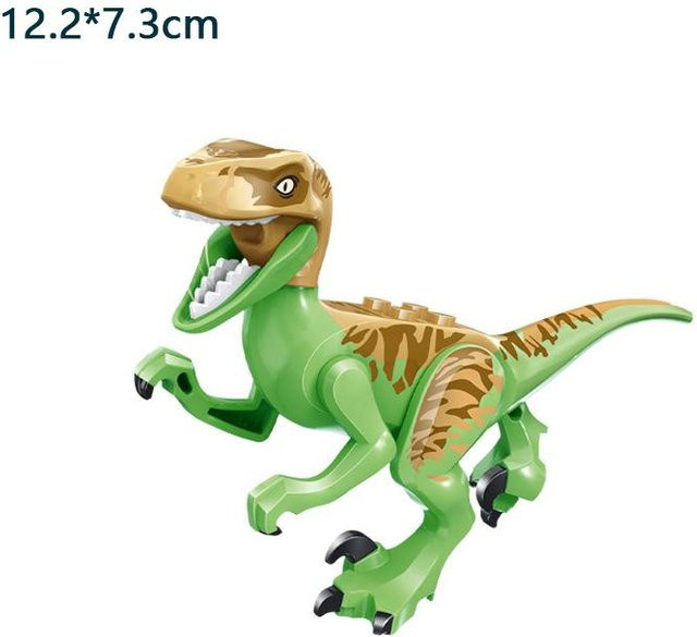 Jurassic Dinosaurier DIY Bausteine Velociraptor, ab 6 Jahren - Bild 1