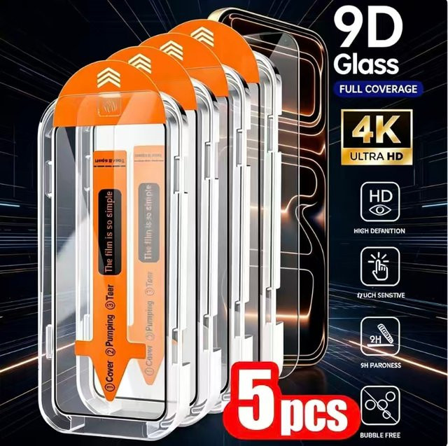 HD Displayschutzfolie aus Glas für Samsung Galaxy A57 A56 A55 A36 A35 A26 A17 A16 A15 A14 A12 A71 A72 A73 transparent - Bild 1