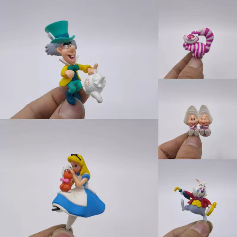 HEROCROSS Alice im Wunderland Actionfigur, Cheshir-Katze, weißer Hase, Austern, Kunststoff - Bild 2
