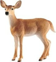 Schleich Wild Life Weißwedelkuh Spielfigur graubraun - Bild 1