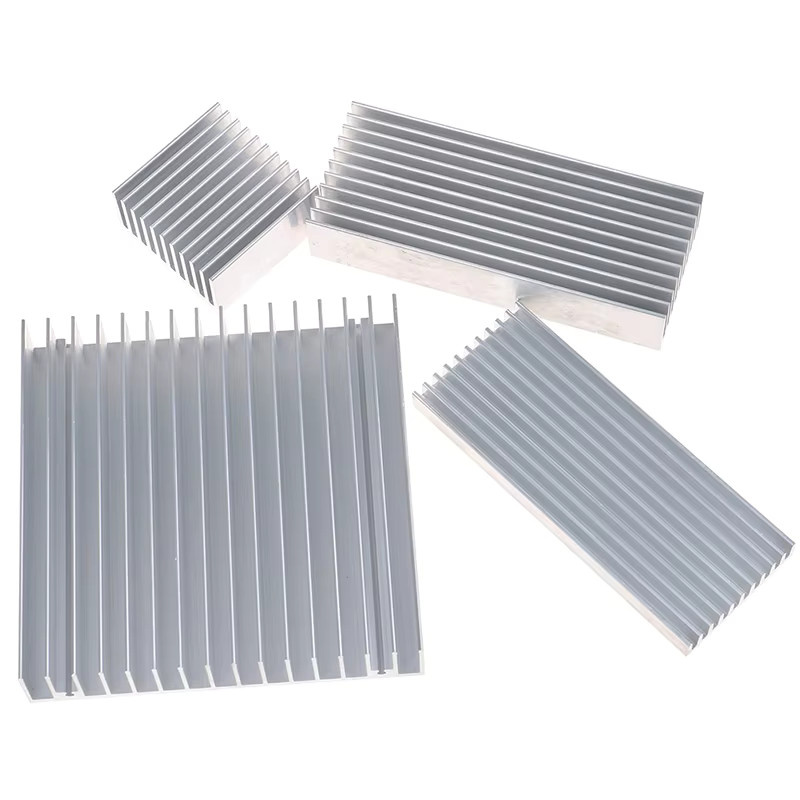 JTZTF Extrudierter Aluminium-Kühlkörper für Hochleistungs-LED-IC-Chips in Silber - Bild 1