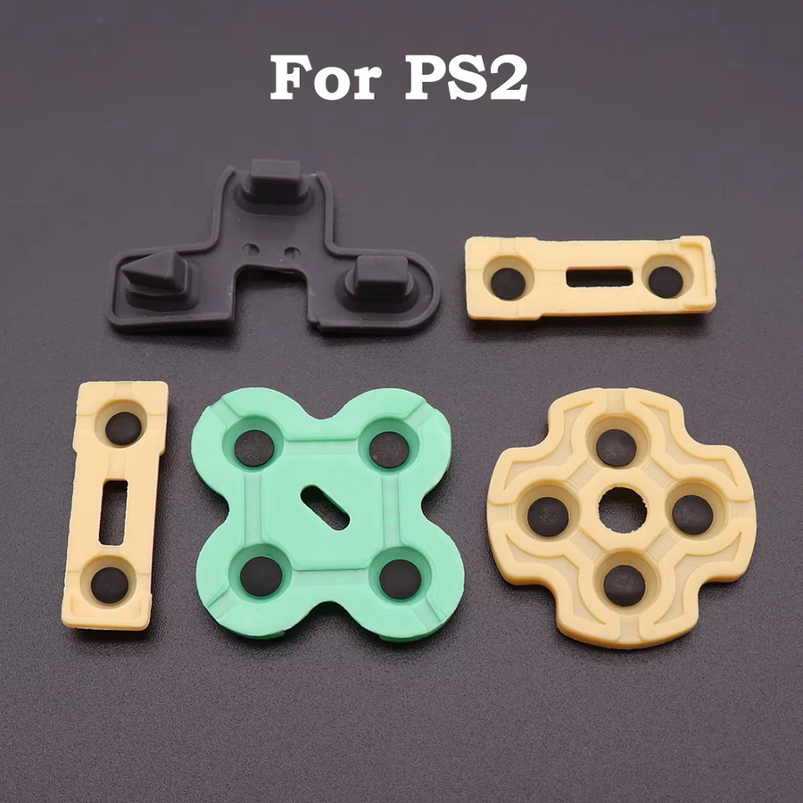 TingDong 5er Set Ersatz Leitfähige Silizium Pads für PlayStation PS2 PS3 PS4 und PSP1000 Controller Reparatur Teile - Bild 2