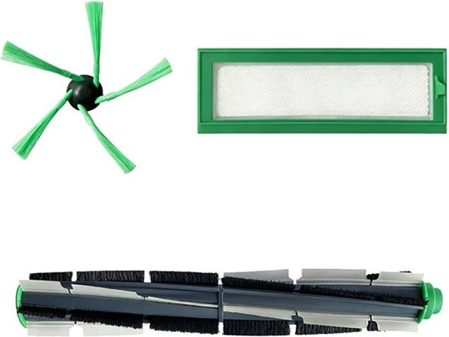 Vorwerk Kobold Zubehör Set für Saugroboter VR200 und VR300 mit Rollenbürste, Seitenbürste und HEPA-Filter aus Kunststoff - Bild 1