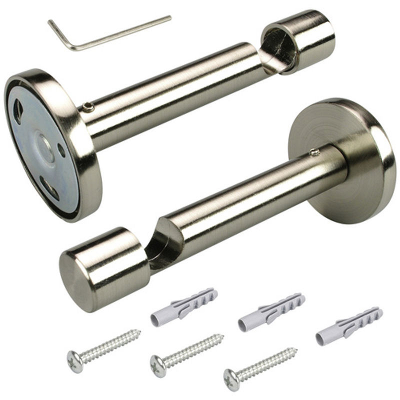 LIEDECO Metall-Träger für Stangen in Silber, Durchmesser: 16 mm - Bild 2