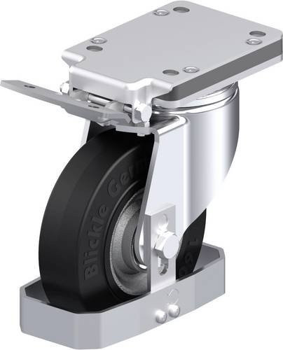 Blickle Stahlblech-Lenkrolle LH-SE 160K-IS-FS in Anthrazit, Rad-Durchmesser: 160 mm, Tragfähigkeit: 450 kg - Bild 1