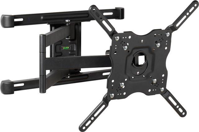 Vivanco Full Motion TV-Wandhalterung für bis zu 65 Zoll, VESA 100x100 mm, Schwarz - Bild 1