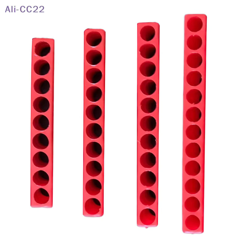 PVC-Bithalter Organizer in Rot für 4-12 Loch mit 6,35 mm Sechskantschaft und 1/4 Zoll Aufbewahrungsbox - Bild 3