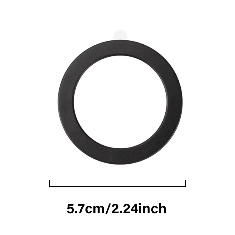 QGhappy Handy-Magnetplatte in Schwarz für MagSafe Wireless Charging und magnetische Ständer als Aufkleber-Patch für iPhone und Samsung - Bild 4