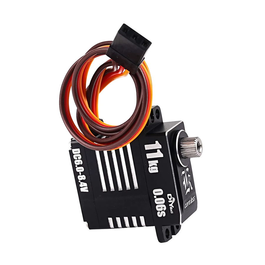 stemedu Digitaler Servomotor Micro, Vollmetall, Schwarz - Bild 2