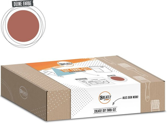 CREATE! by OBI DIY Farb-Set Lachsrosa Matt 125 ml - Bild 1