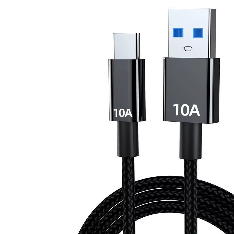 Xiaomi USB-A auf Typ-C Schnellladekabel 120W 10A, geflochtenes Datenkabel in Schwarz - Bild 7