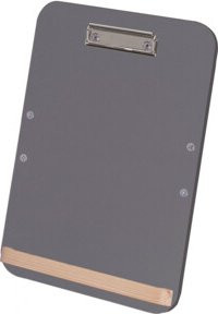 Cordes Schreibtafel DIN A4 in Grau aus Holz - Bild 1