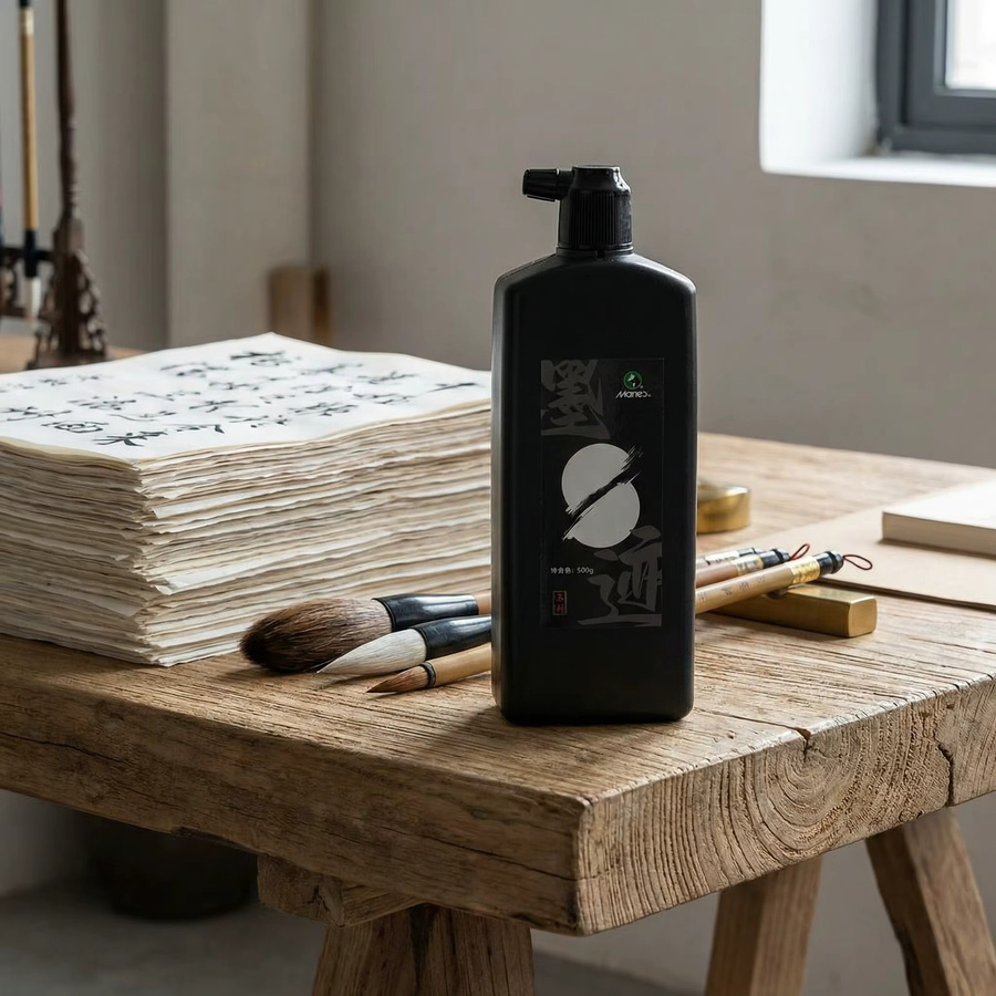 Marie's Chinesische Kalligraphie Tinte Schwarz in der Flasche - Bild 5