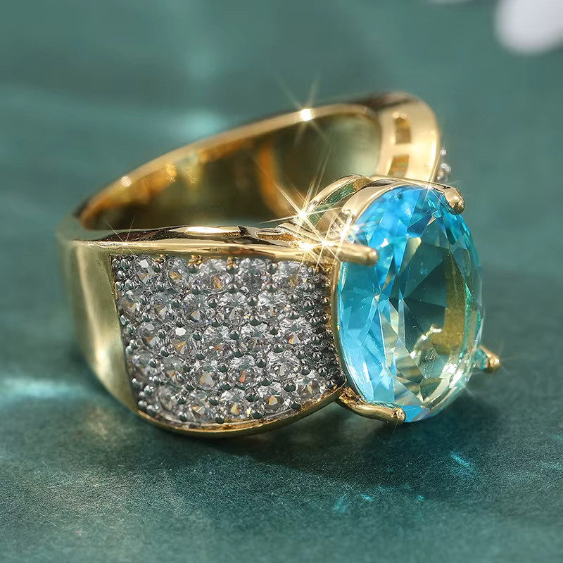 YoYo Ring, goldfarben, Zirkonia, Damen - Bild 2