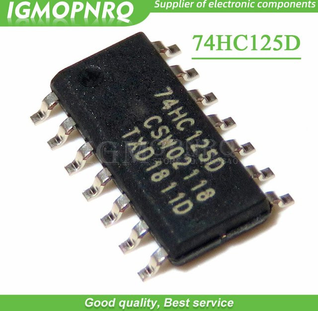 20 Stück SMD IC Set mit 74HC00D, 74HC02D, 74HC04D, 74HC14D, 74HC125D, 74HC138D, 74HC139D, 74HC164D, 74HC165D, 74HC595D in Schwarz - Bild 1