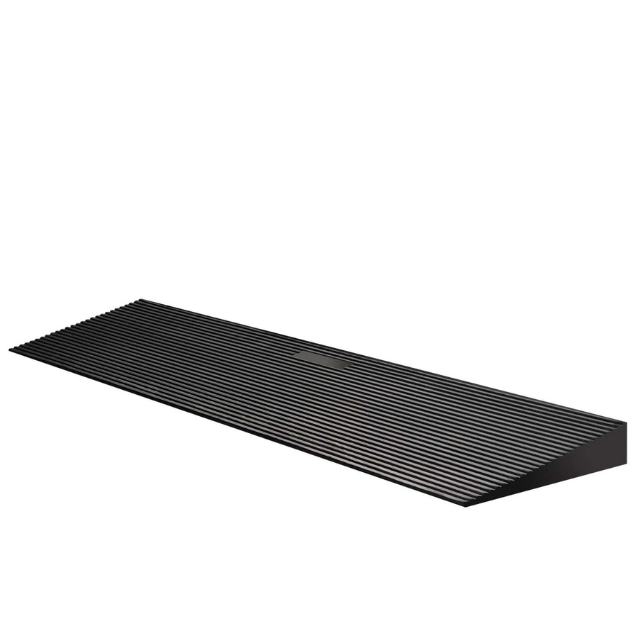 Wiltec Türschwellenrampe aus Gummi in Schwarz, kürzbar, B/T/H: 90 x 25 x 4,5 cm - Bild 2