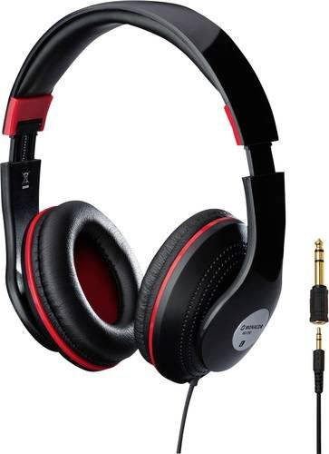 Monacor MD-390 On-Ear Kopfhörer kabelgebunden in Schwarz mit 3,5 mm Jack - Bild 1