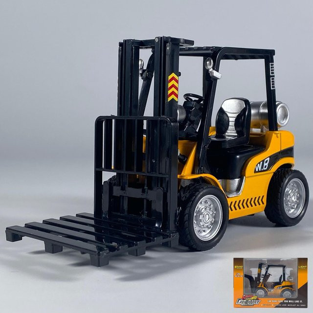 Linyi toy car Gabelstaplerkran, Modellauto, 1:24, Metall, ab 14 Jahren - Bild 1