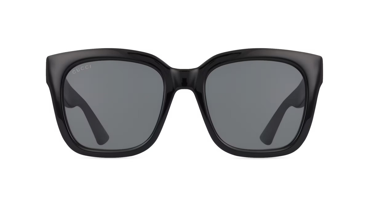 Gucci GG 1338S Sonnenbrille Cat Eye, Vollrand, Kunststoff, Schwarz, Damen - Bild 1